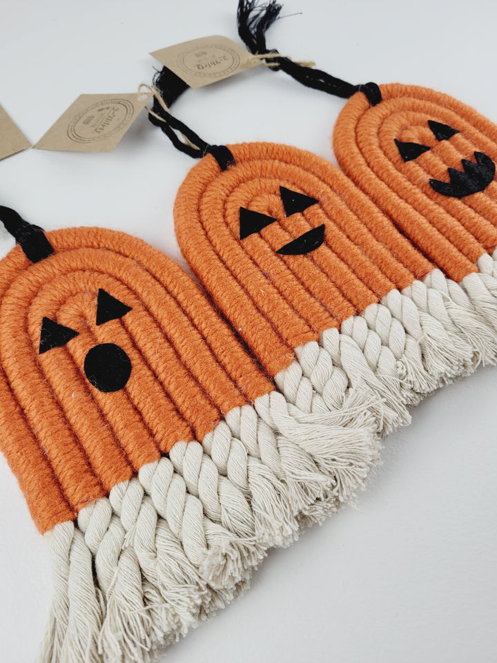 3-Thirty Design Co, Macrame Pumpkin Ghosts