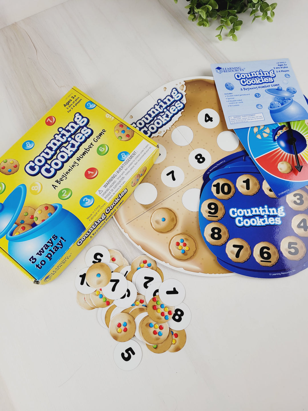 COUNTING COOKIES LEARNING GAME PRE-LOVED