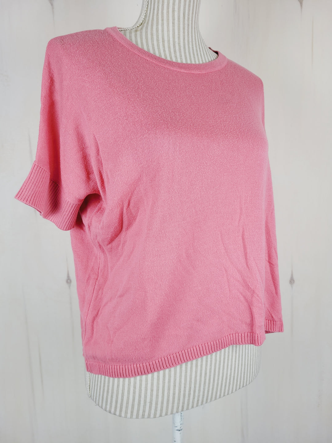 HEKLA & CO (ITALY) PINK LIGHT SWEATER LADIES SMALL PRE-LOVED