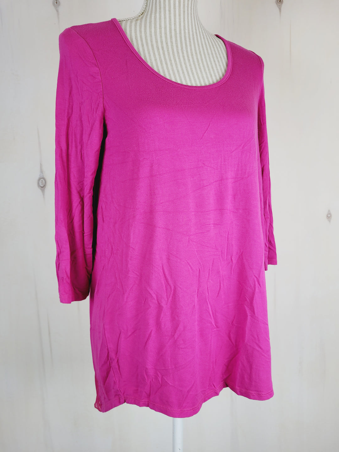 BEBE PINK SHEERBACK TOP LADIES SMALL PRE-LOVED