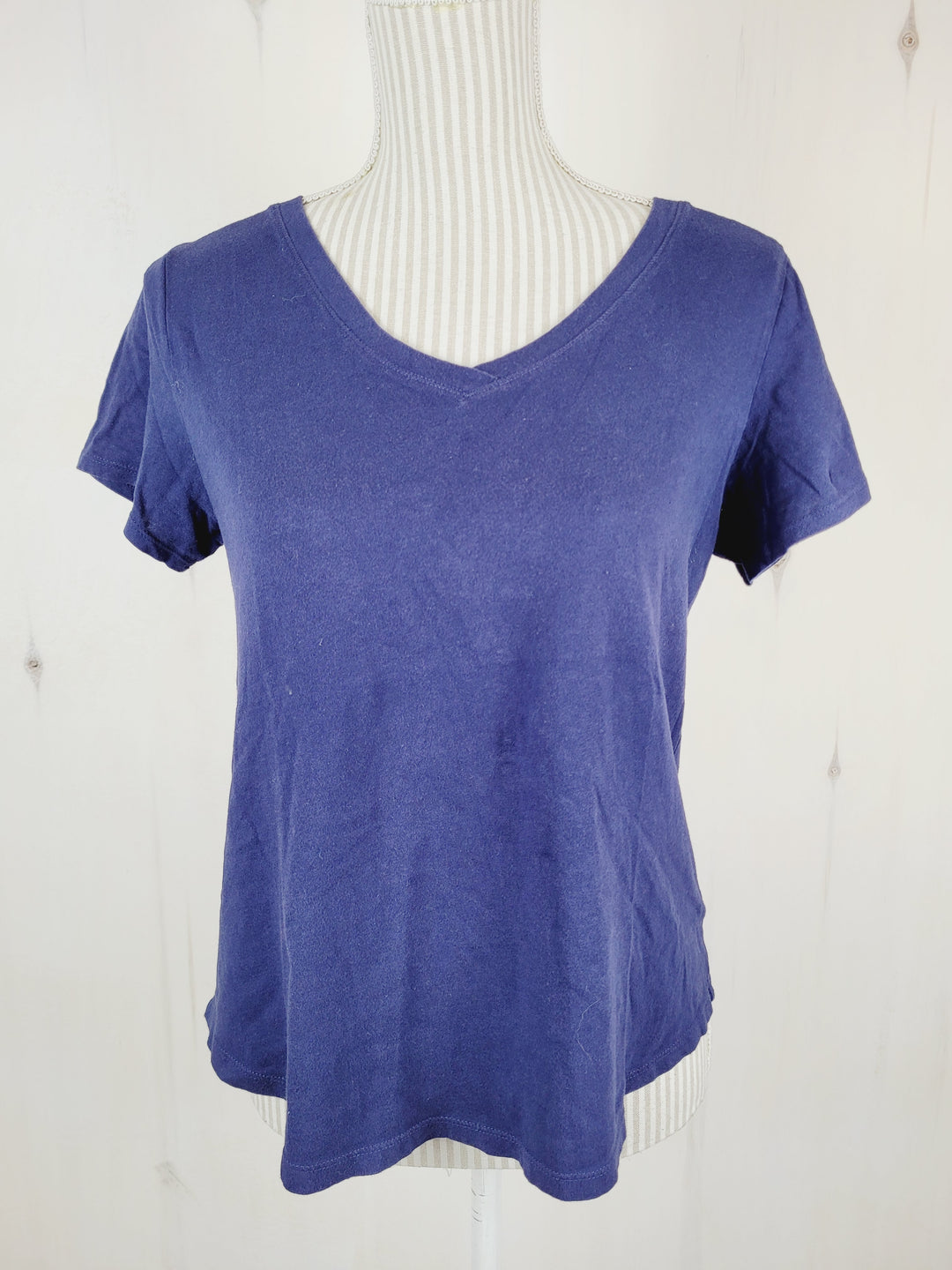 OLD NAVY DARK BLUE TSHIRT LADIES SMALL PRE-LOVED
