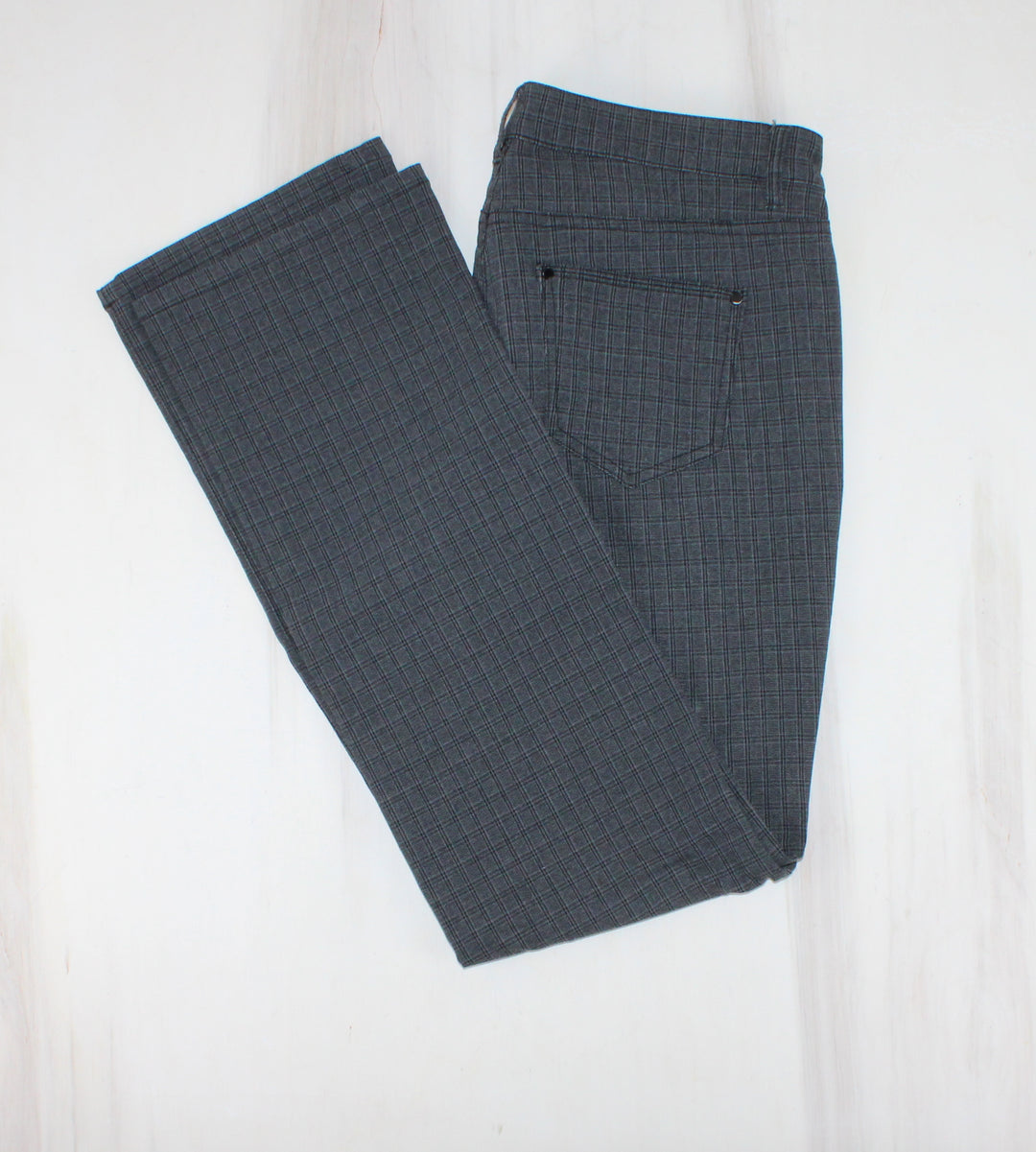 REITMANS GREY PATTERNED DRESS PANTS LADIES SIZE 6 PETITE PRE-LOVED