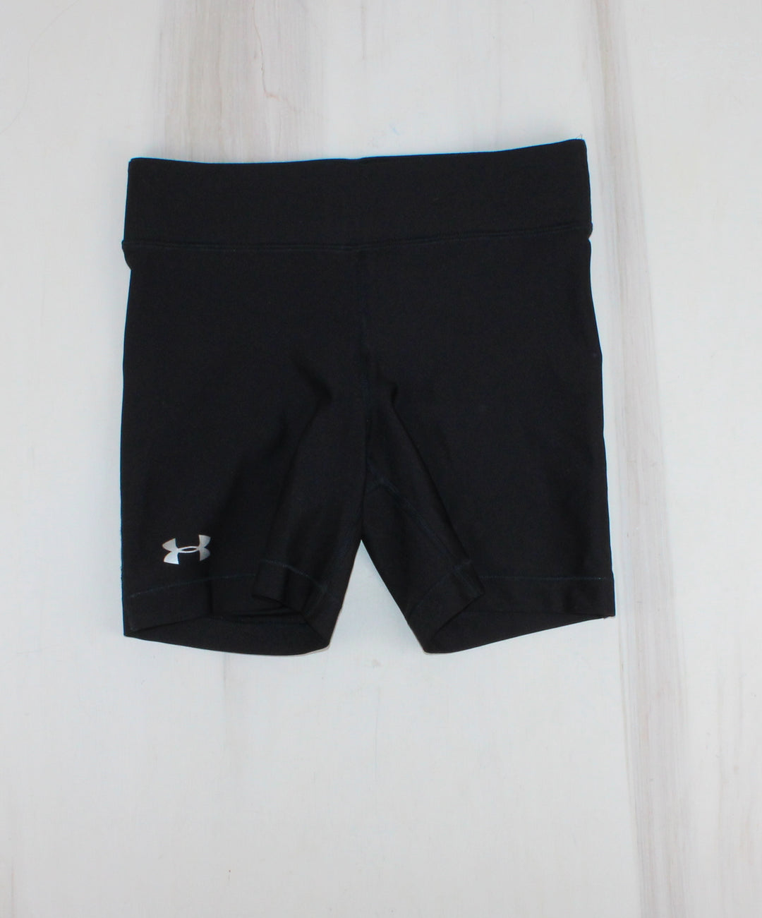 UNDER ARMOUR ATHLETIC BLACK BIKE SHORTS LADIES XS PRE-LOVED