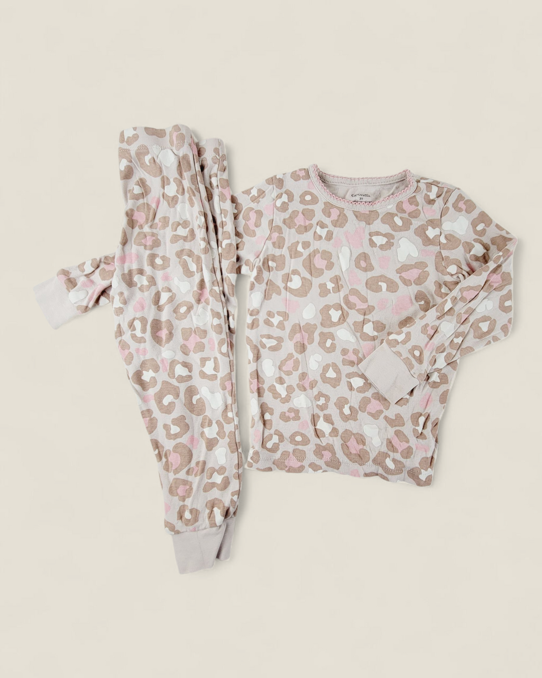 GEORGE ANIMAL PRINT PJS 3T PRE-LOVED