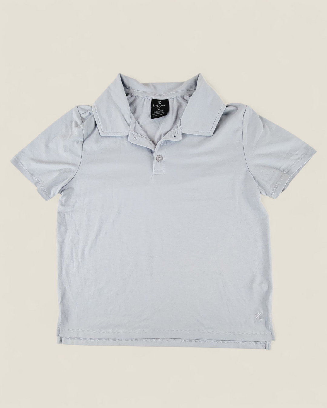 KYODAN GREY GOLF SHIRT BOYS 14Y PRE-LOVED
