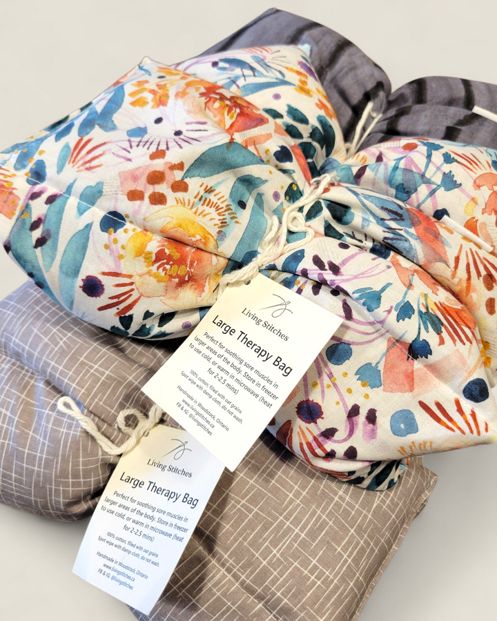 Living Stitches, Hot Cold Large Therapy Bags