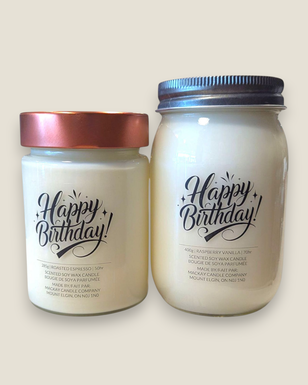 Mackay Candle Company, Signature Collection- Happy Birthday