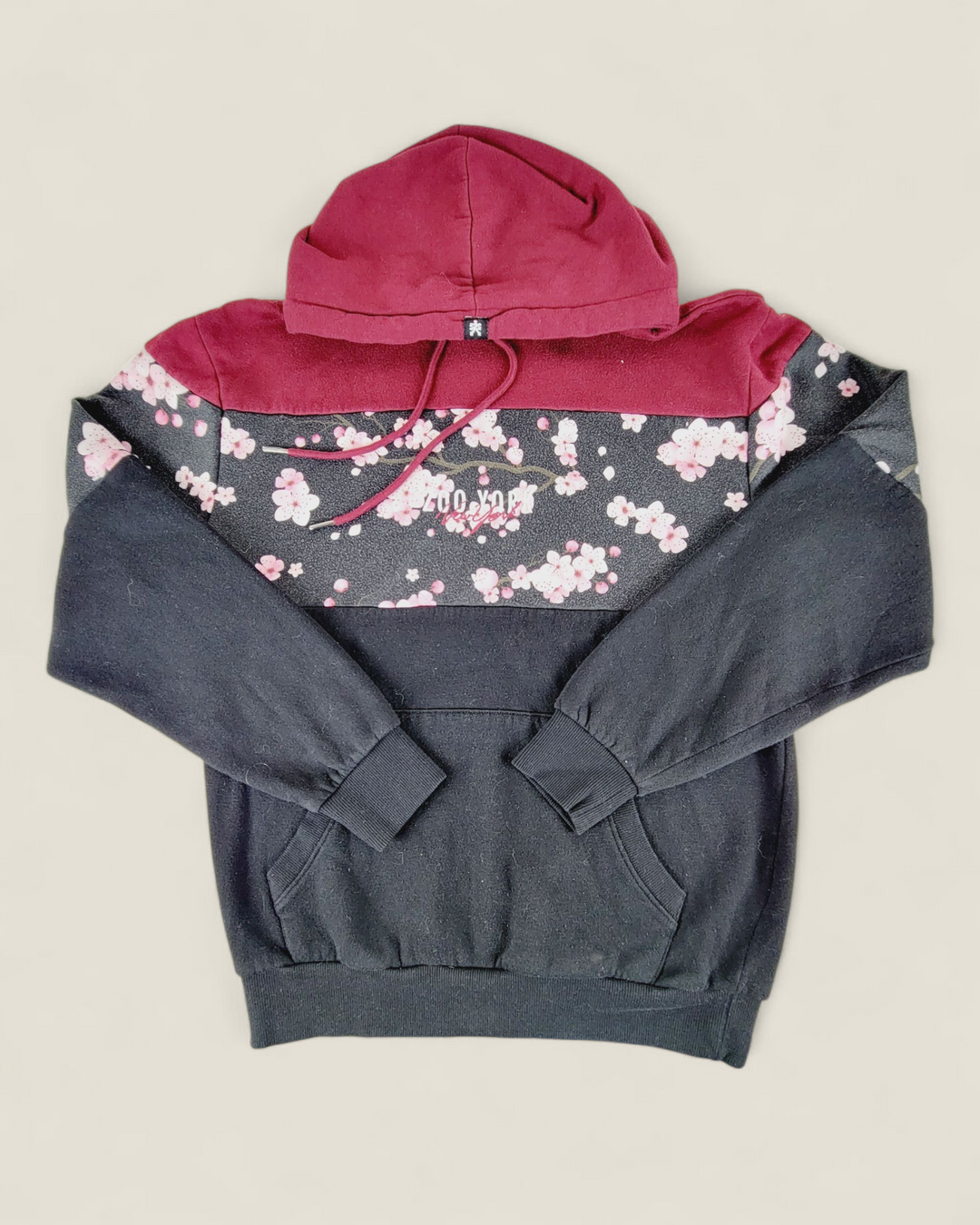 ZOO YORK CHERRY BLOSSOM HOODIE LADIES SMALL PRE-LOVED