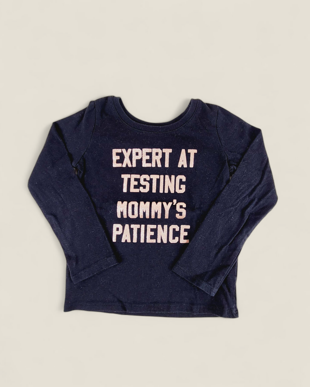 CHILDRENS PLACE TESTING PATIENCE LONG SLEEVE TOP 3Y PRE-LOVED