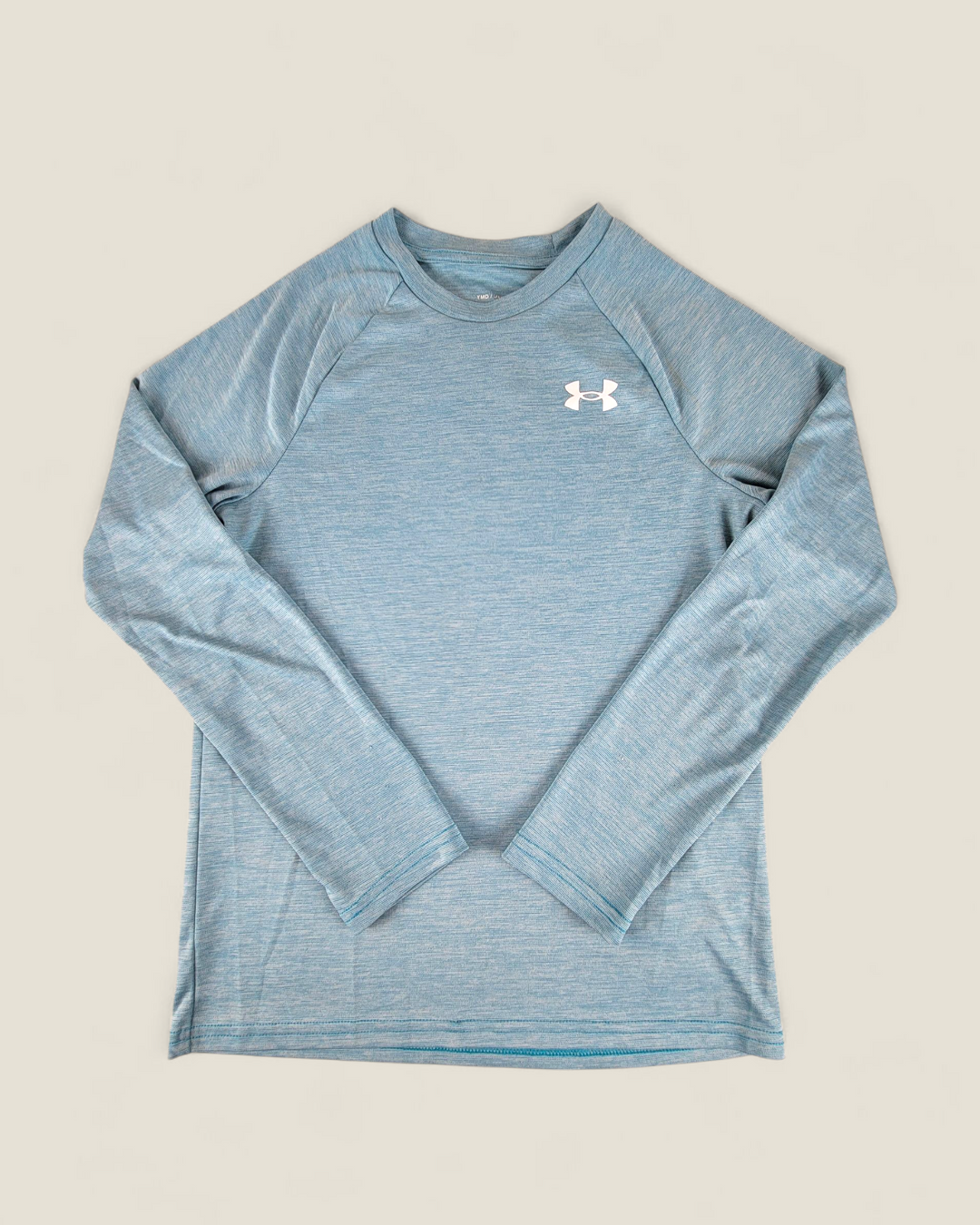 UNDER ARMOUR TEAL ATHLETIC TOP YOUTH MEDUIM PRE-LOVED