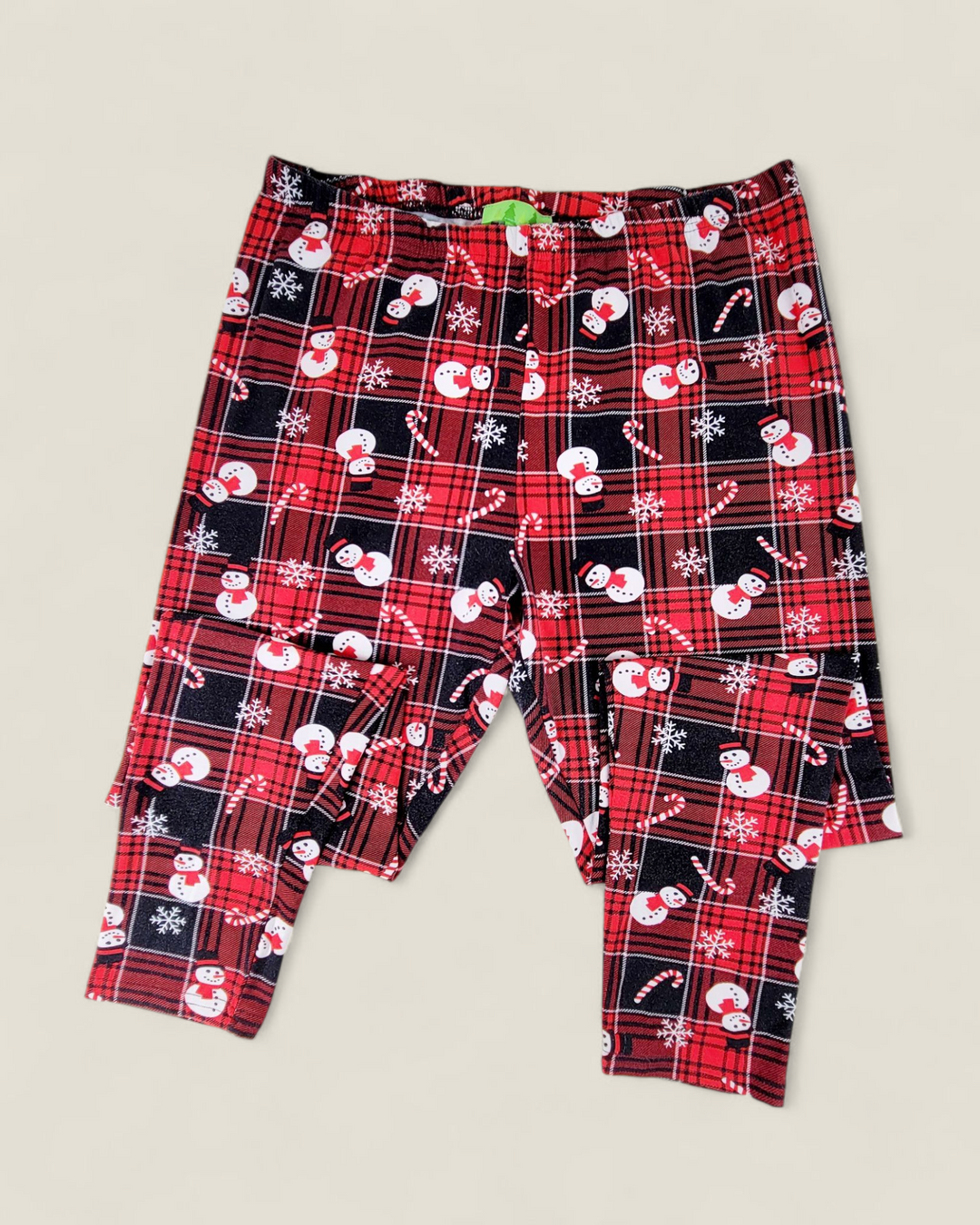 SNOWMAN LEGGINGS LADIES XL PRE-LOVED