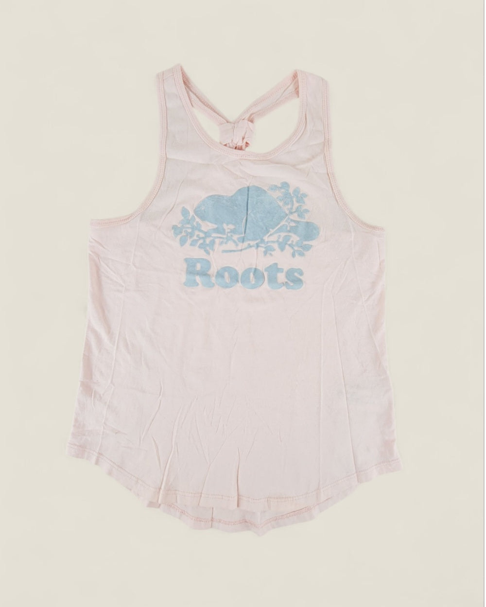 ROOTS PINK TANK TOP 11-12Y PRE-LOVED