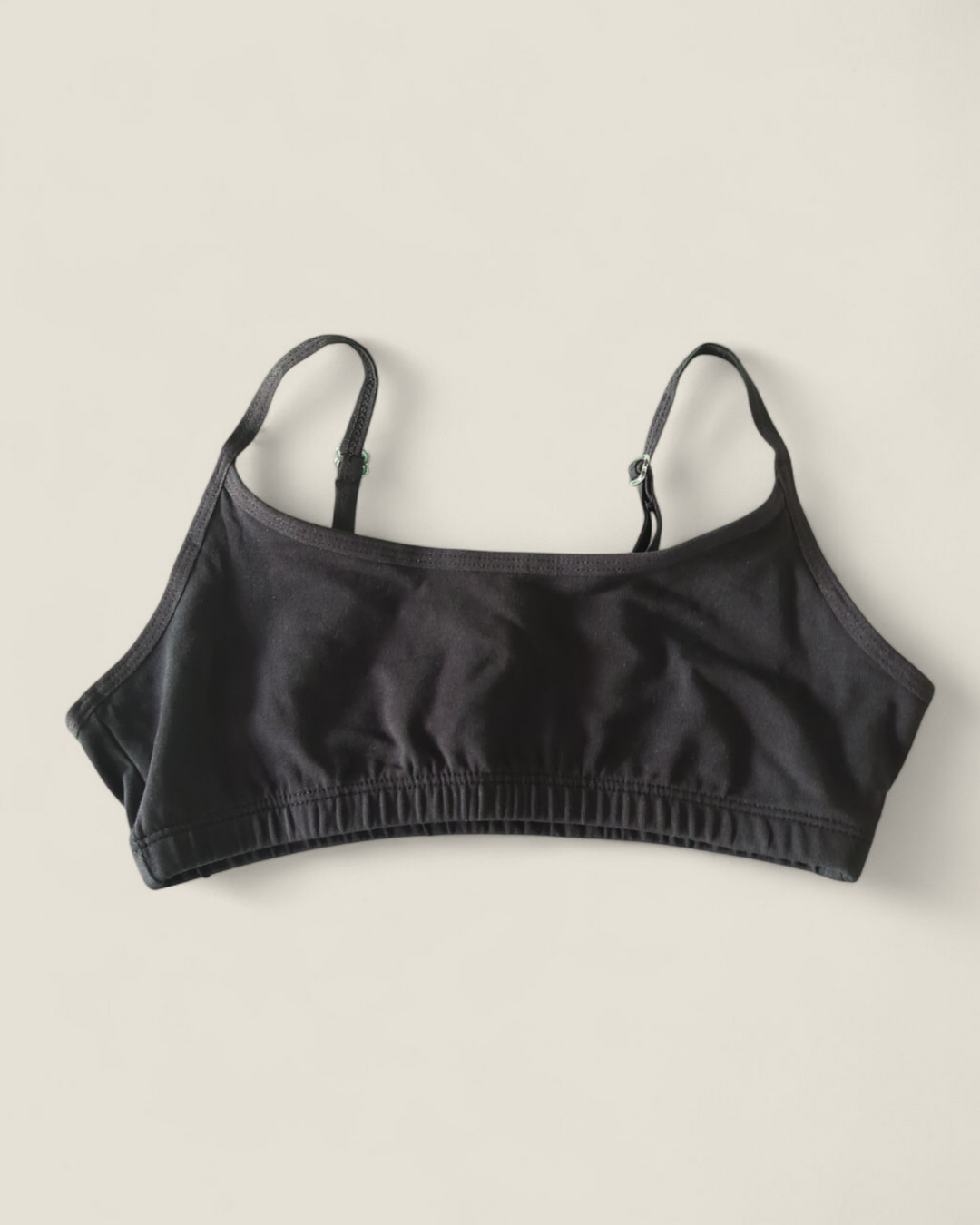 CHILDRENS PLACE BLACK BRALETTE 7/8Y PRE-LOVED