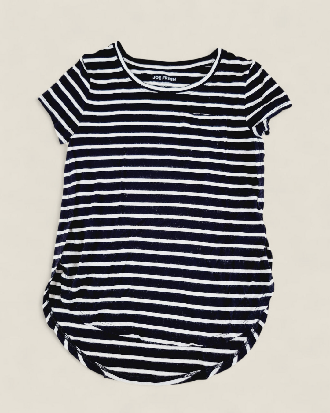 JOE FRESH STRIPED TOP 7-8Y PRE-LOVED
