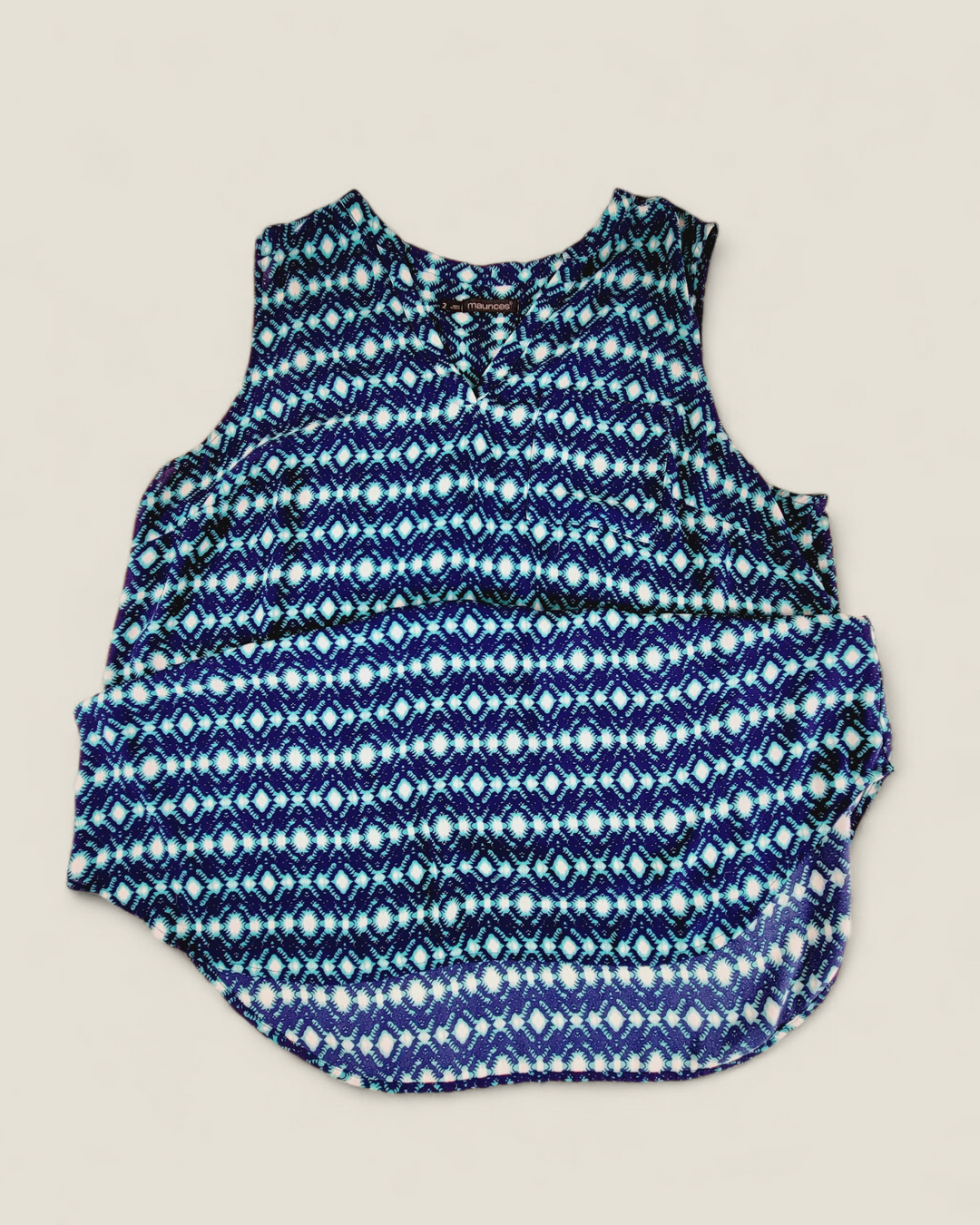 MAURICES BLUE SLEEVELESS TOP LADIES 2X PRE-LOVED
