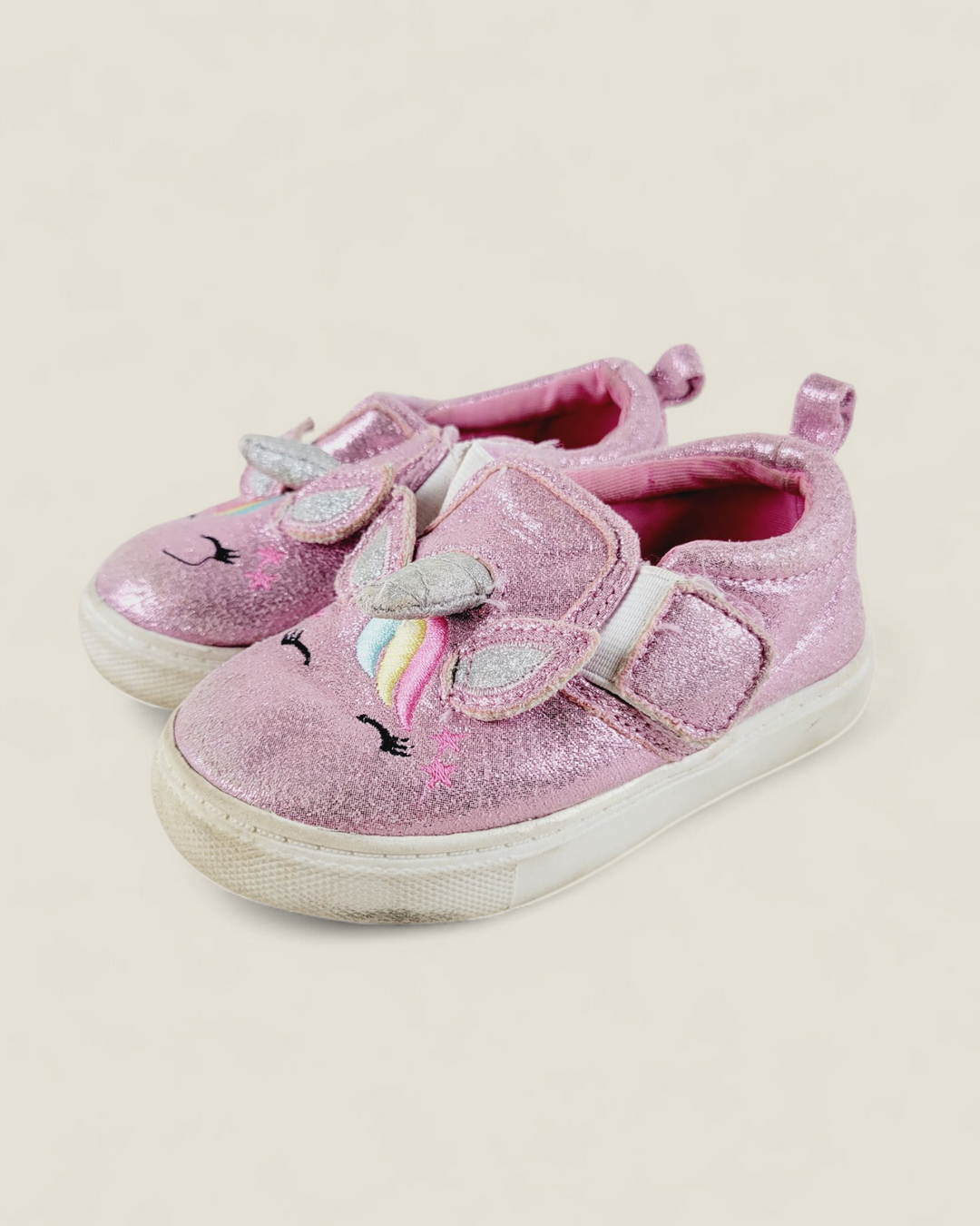 GEORGE UNICORN SHOES KIDS SIZE 7 PRE-LOVED