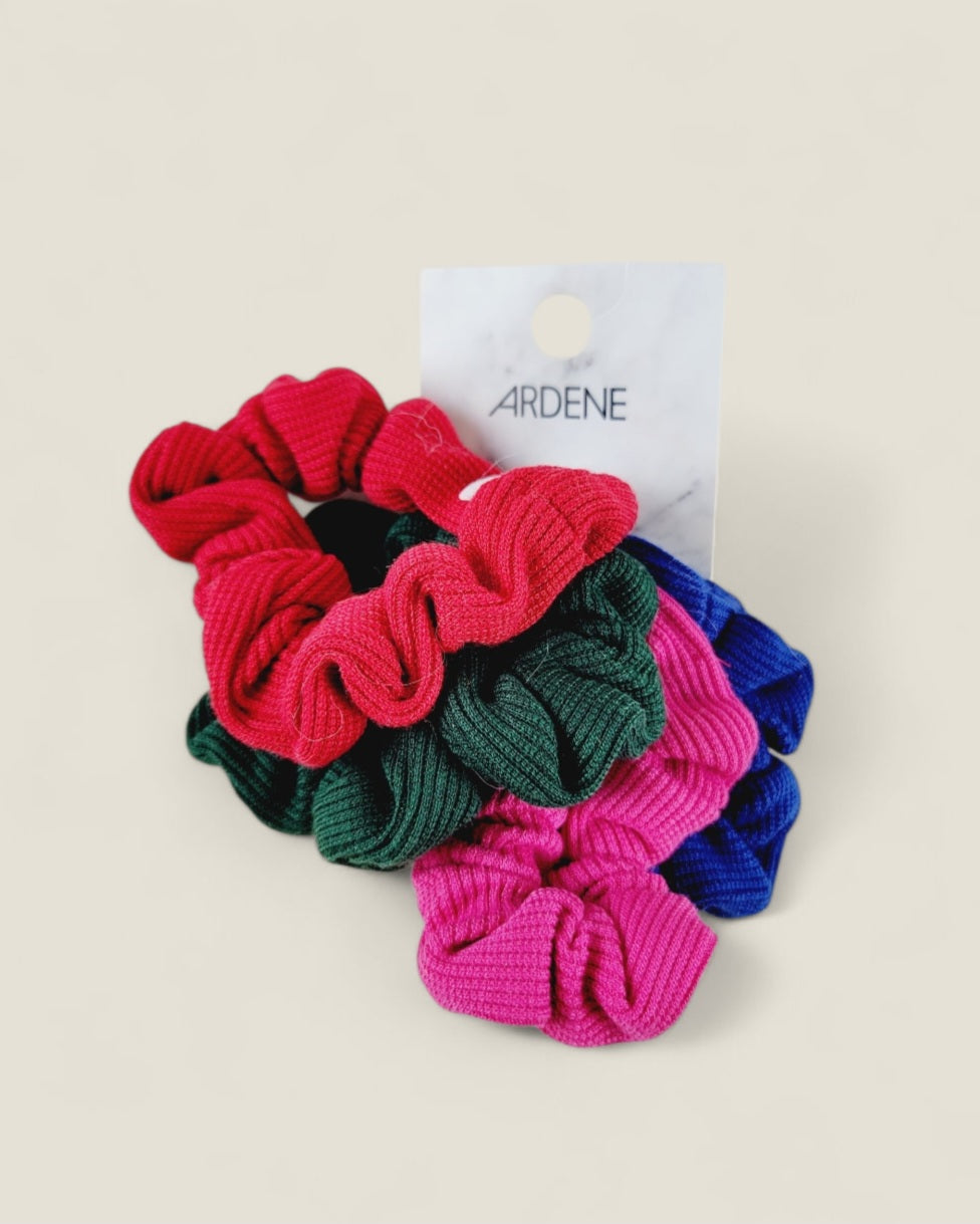 ARDENE MINI SCRUNCHI 4 PACK PRE-LOVED