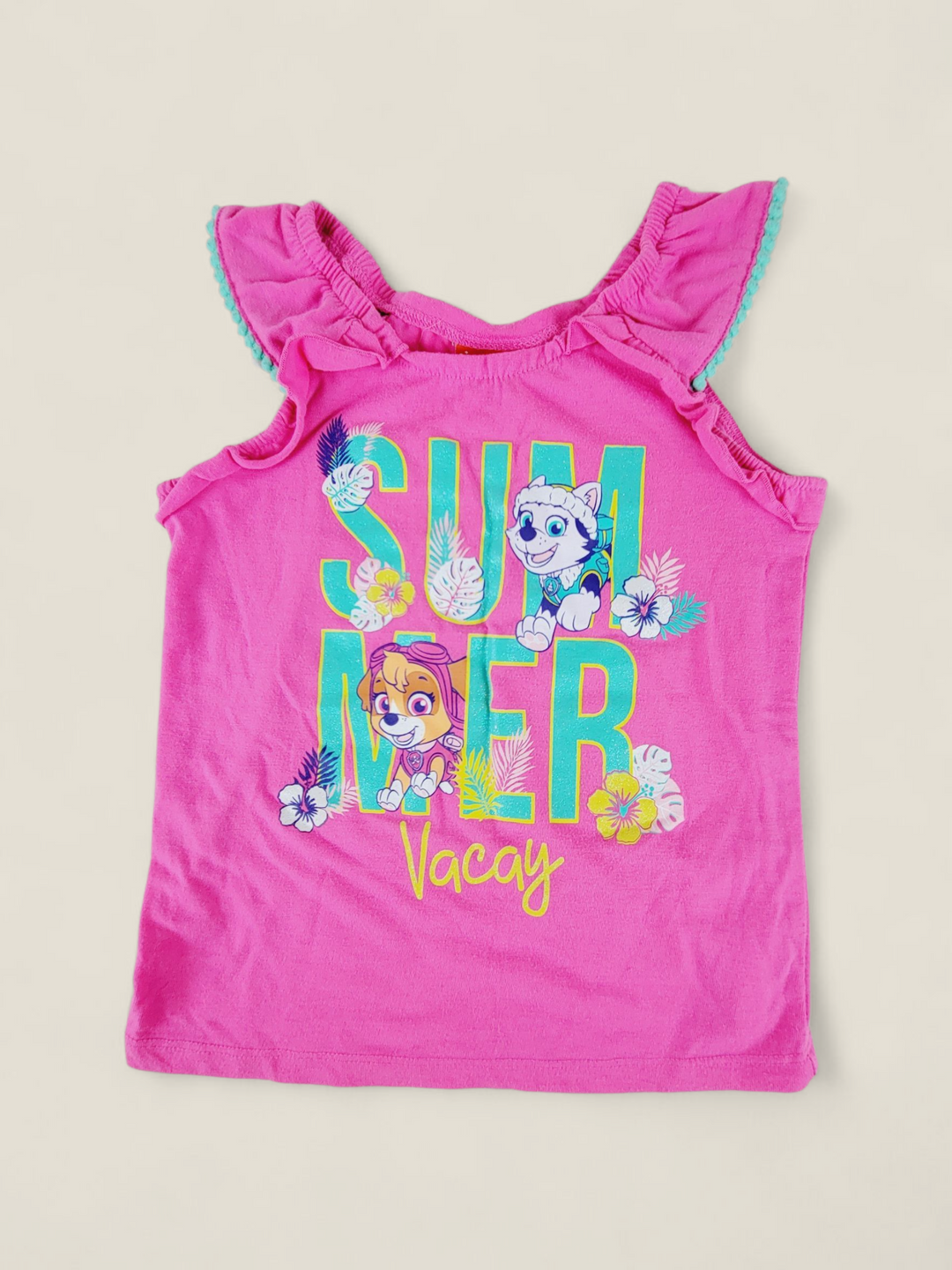 NICKELODEON PINK PAW PARTOL TOP GIRLS 4Y PRE-LOVED