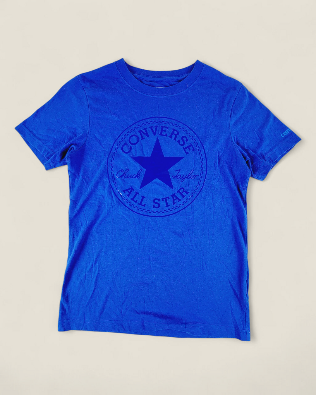 CONVERSE BLUE GRAPHIC TEE YOUTH 10-12Y PRE-LOVED