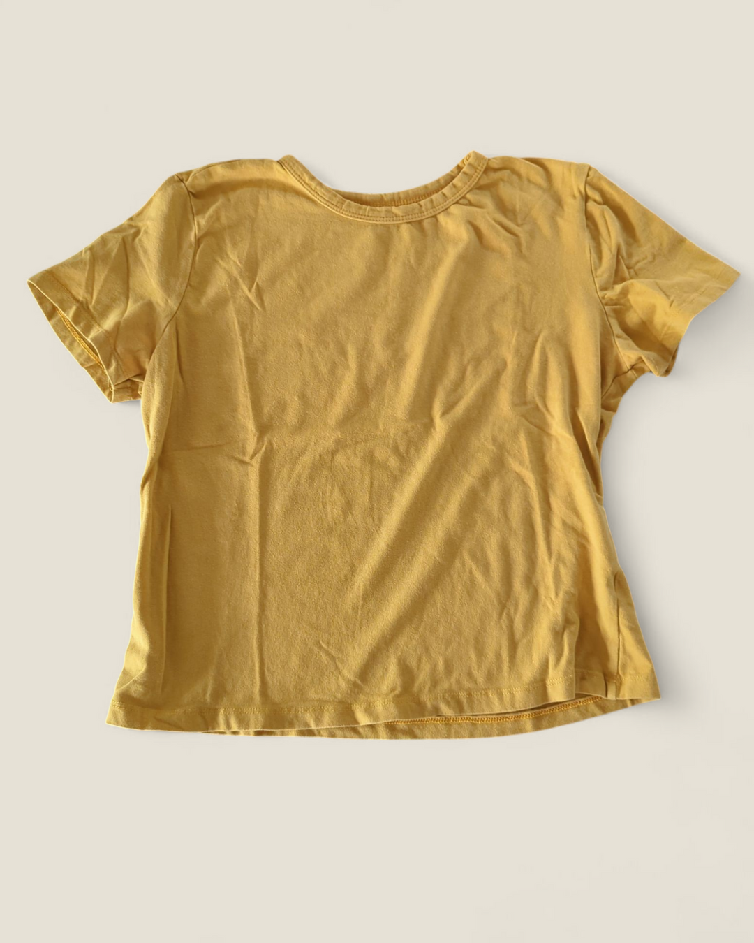ARDENES YELLOW TSHIRT LADIES LARGE PRE-LOVED
