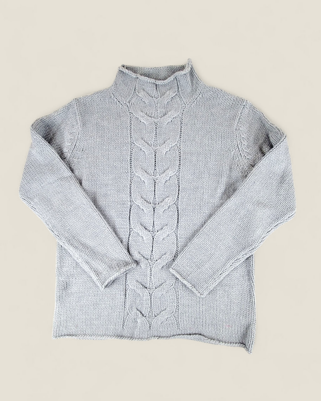 GREY KNIT SWEATER LADIES APPROX LARGE PRE-LOVED