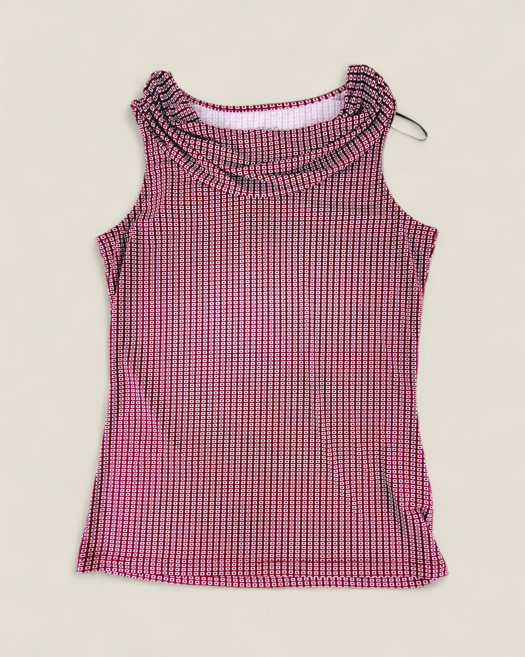 CLEO MAROON SLEEVLESS TOP LADIES XS PRE-LOVED