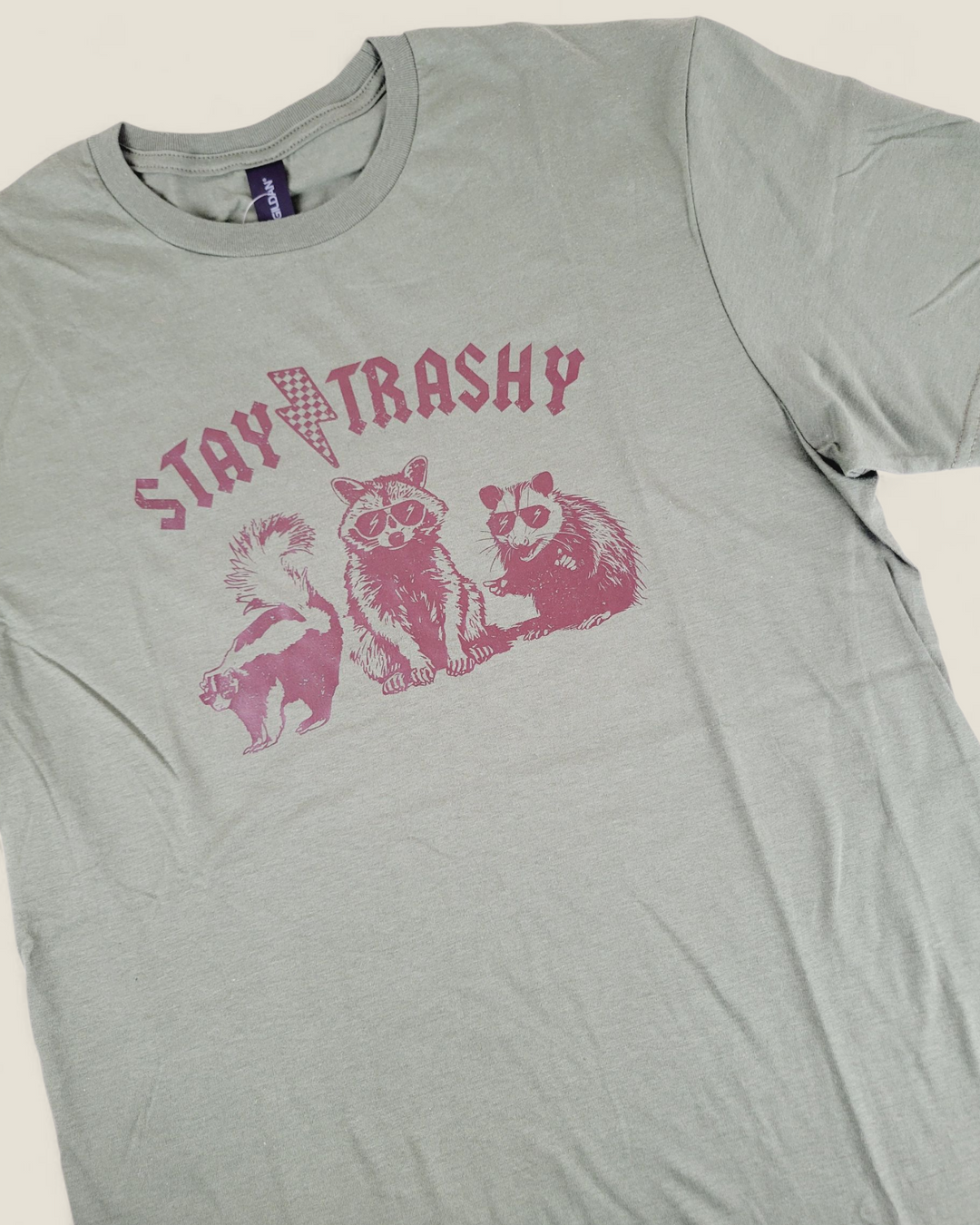 Rebel Lane Apparel Co. Stay Trashy Top (Green)