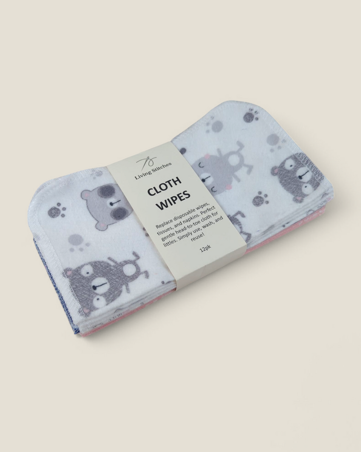 Living Stitches, Reusable Cloth Wipes