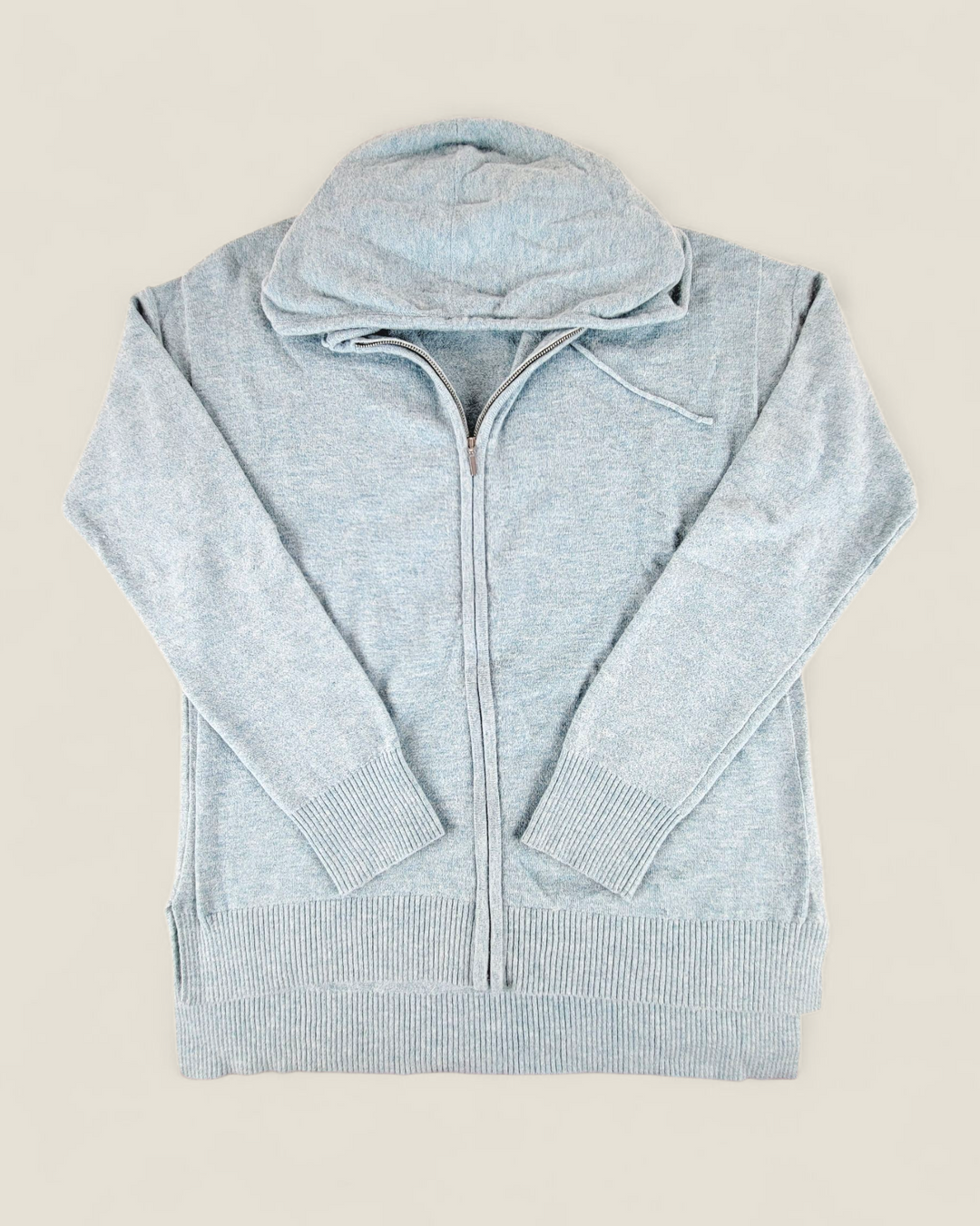 GAP SOFT MINT ZIPPERED HOODIE LADIES MEDIUM PRE-LOVED