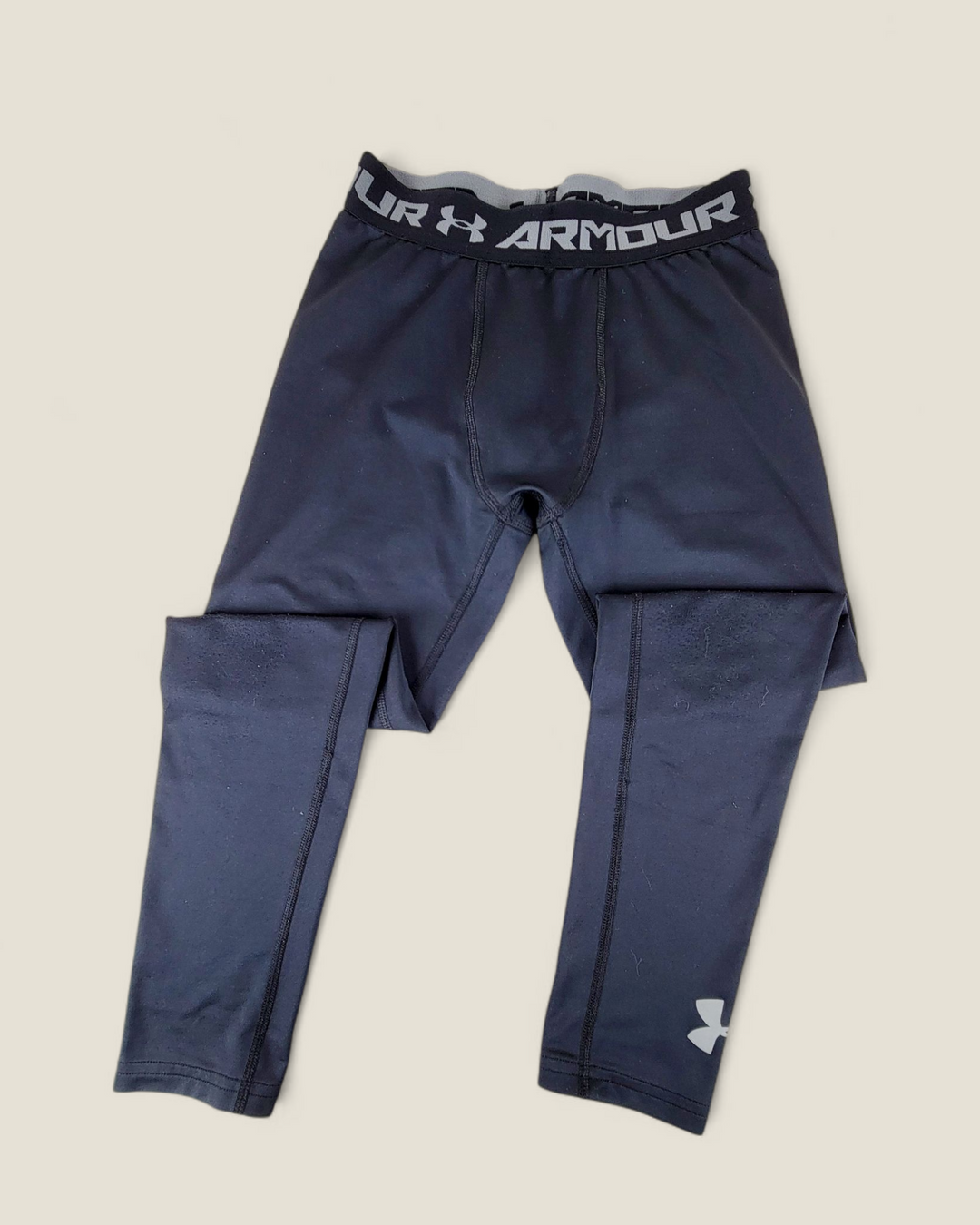 UNDER ARMOUR BLACK ATHLETIC PANTS YOUTH MEDIUM PRE-LOVED