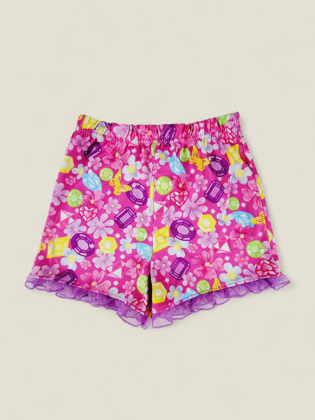 PINK JEWEL SHORTS GIRLS 4Y PRE-LOVED