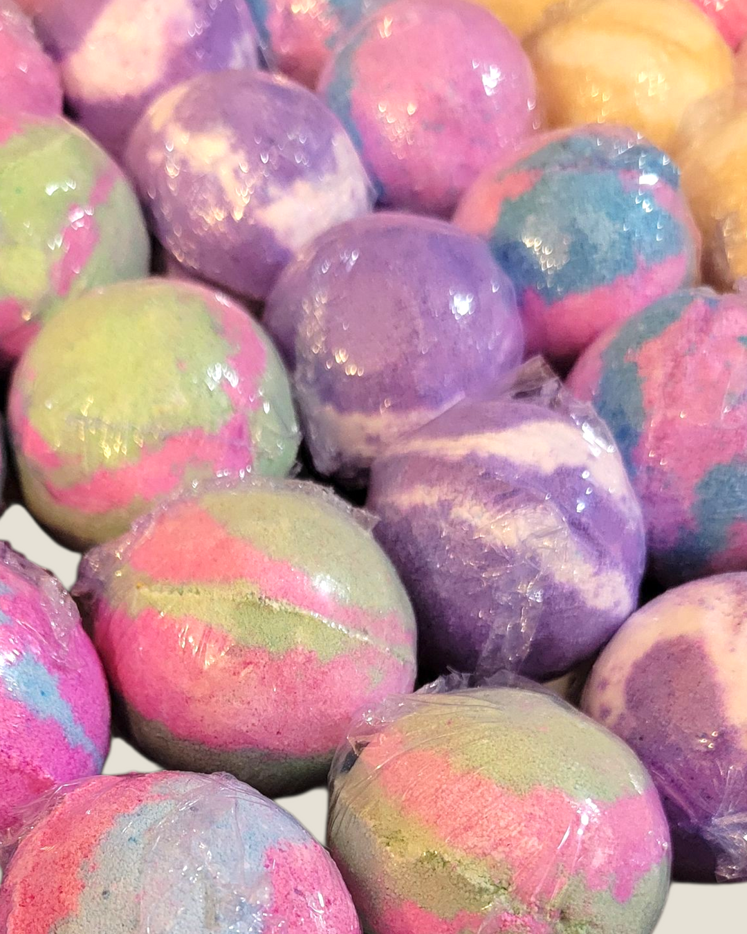 Peachy Clean Soap, Round Bath Bombs
