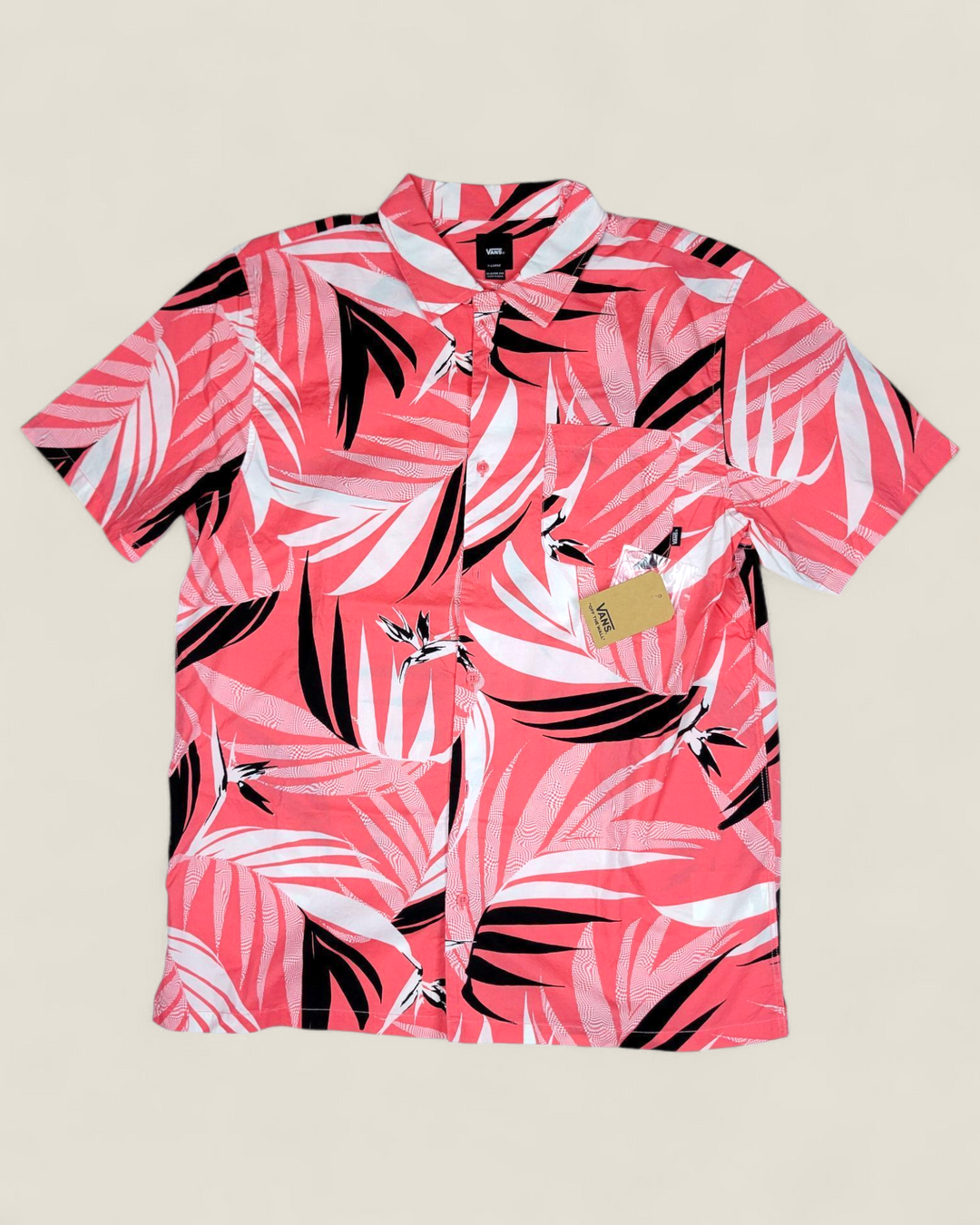 VANS CORAL SHIRT MENS XL PRE-LOVED