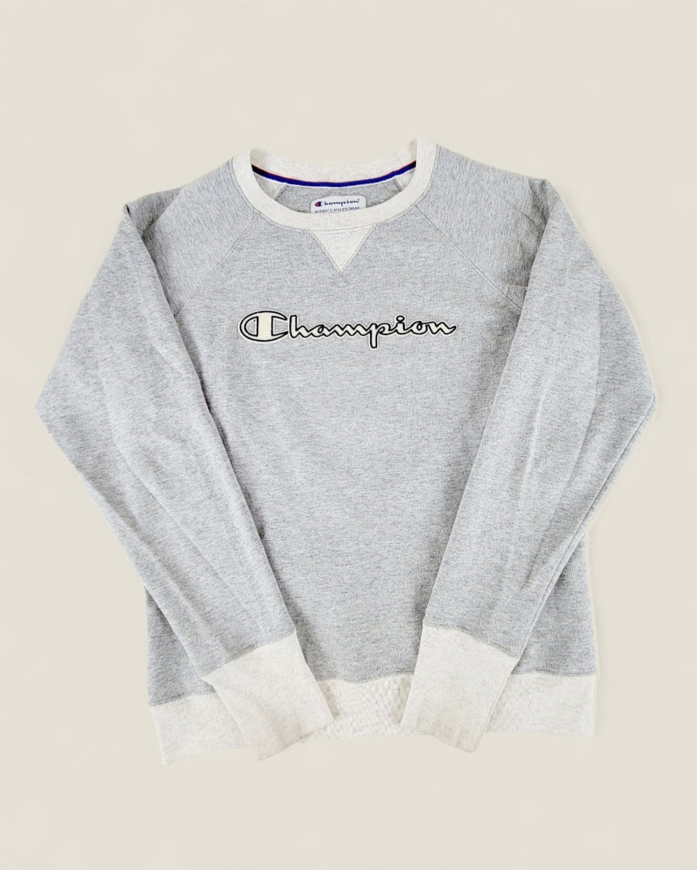 CHAMPION GREY CREWNECK SWEATER ADULT XS PRE-LOVED