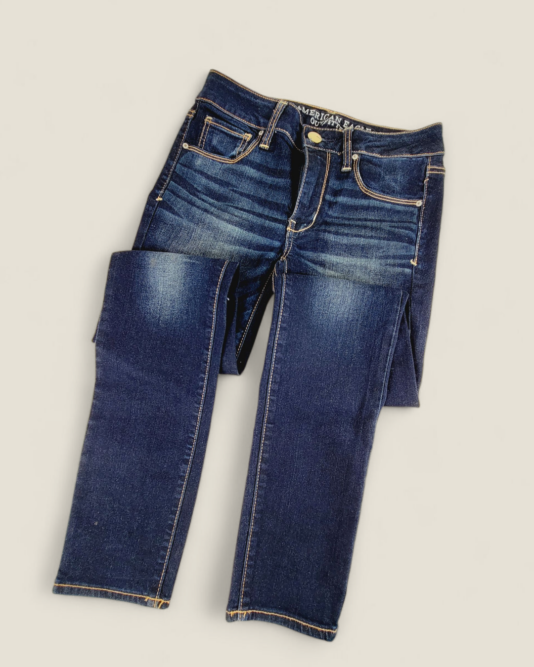 AMERICAN EAGLE STRETCH SKINNY JEANS LADIES SIZE 2 PRE-LOVED