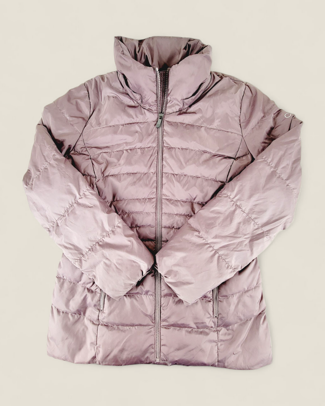 CALVIN KLEIN MAUVE WINTER COAT LADIES SMALL PRE-LOVED