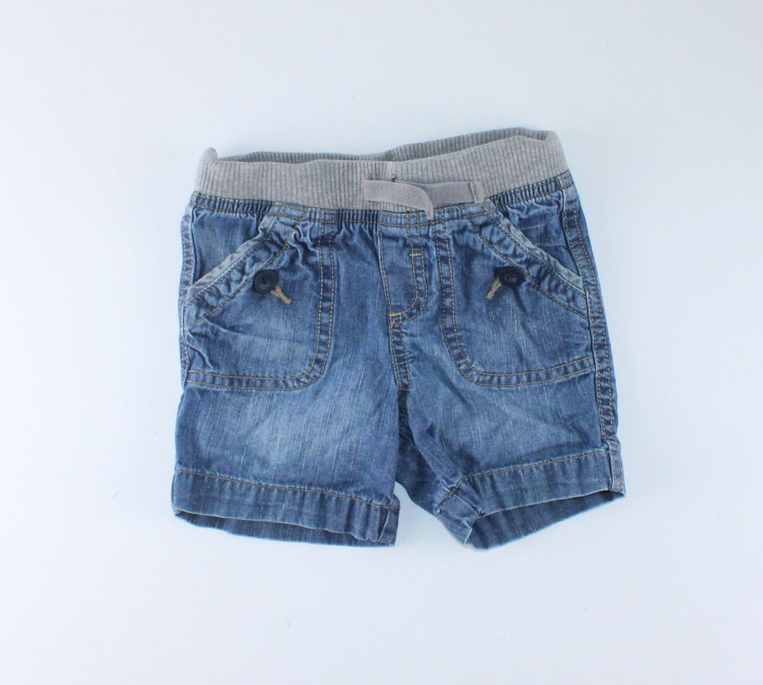 JOE FRESH DENIM SHORTS 6-12M PRE-LOVED