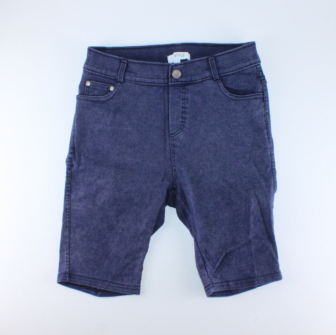 MY STYLE STRETCH DENIM SHORTS LADIES SMALL PRE-LOVED