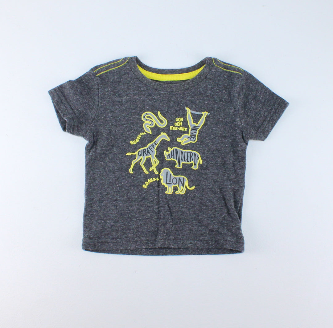 GEORGE ZOO TEE 3-6M PRE-LOVED