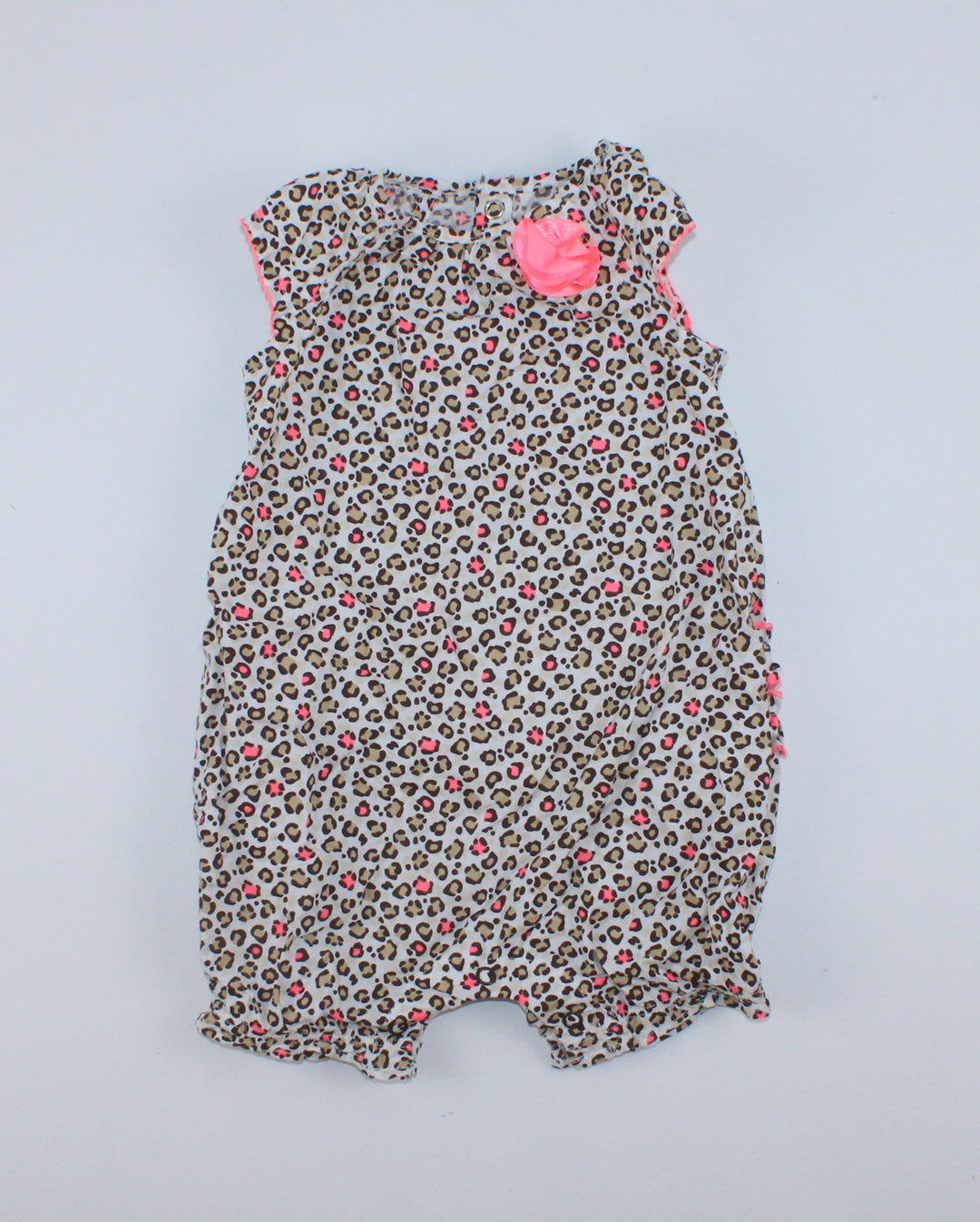 CARTERS ANIMAL PRINT ROMPER 6-9M PRE-LOVED
