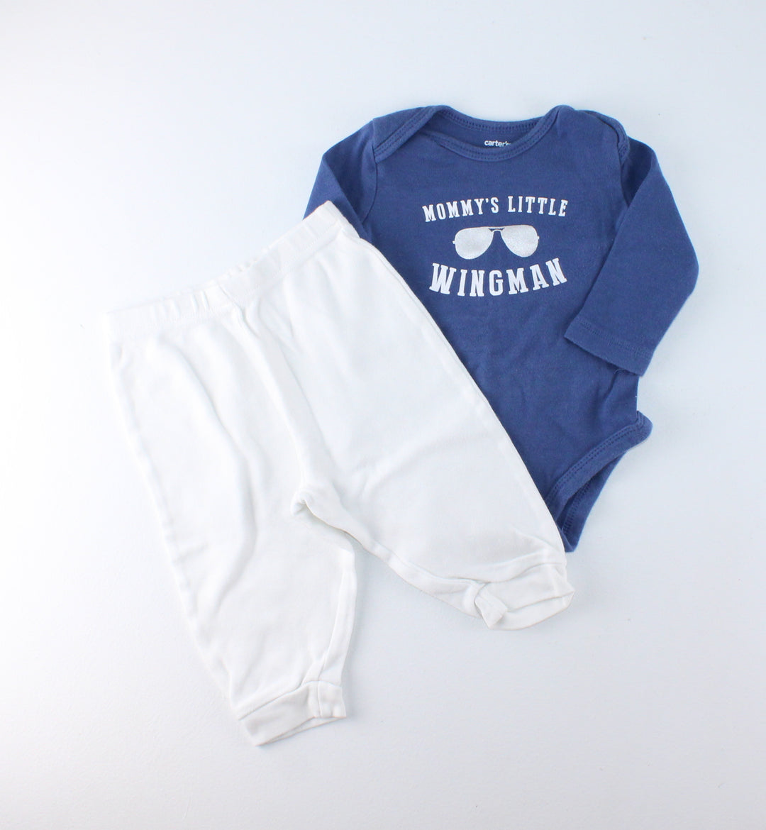 CARTERS WINGMAN OUTFIT 3M PRE-LOVED