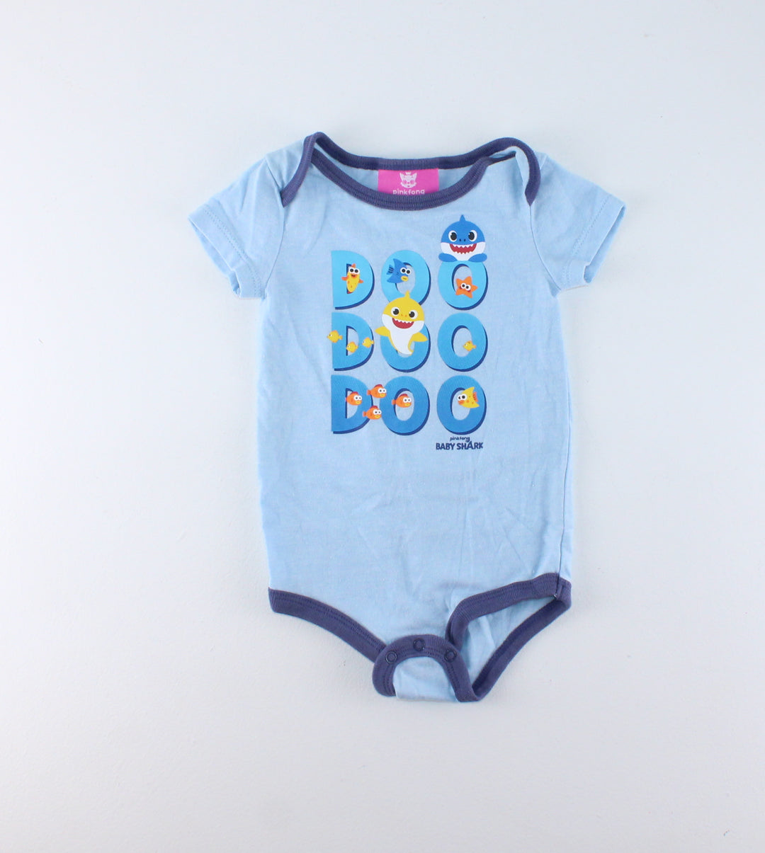 BABY SHARK ONESIE 0-3M PRE-LOVED