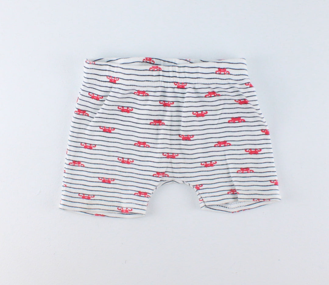 CRAB SHORTS 6-9M PRE-LOVED