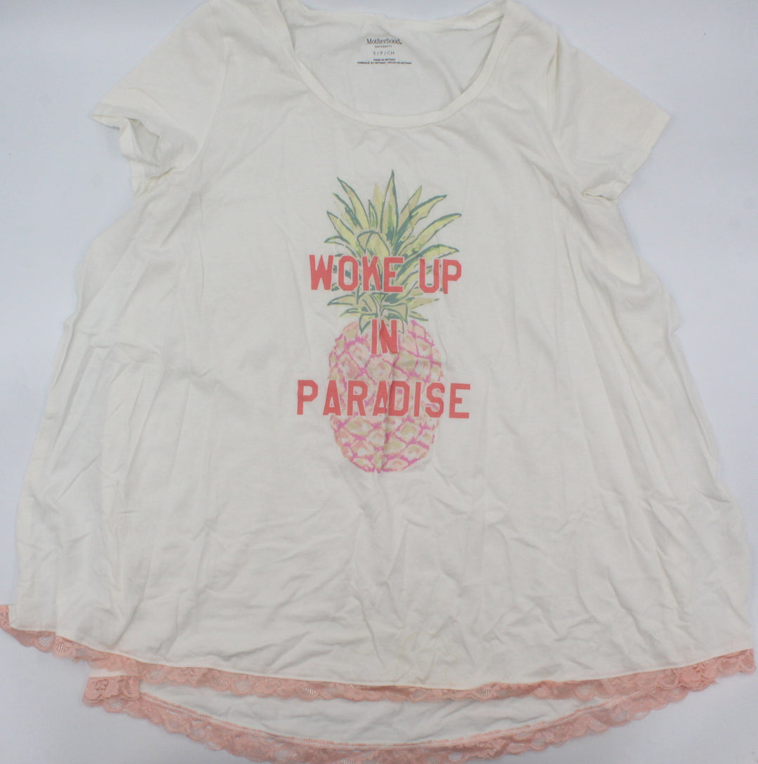 MOTHERHOOD MATERNITY PJ TOP SMALL PRE-LOVED