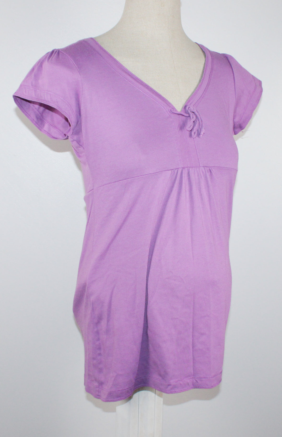 THYME MATERNITY PURPLE TOP LADIES MEDIUM PRE-LOVED