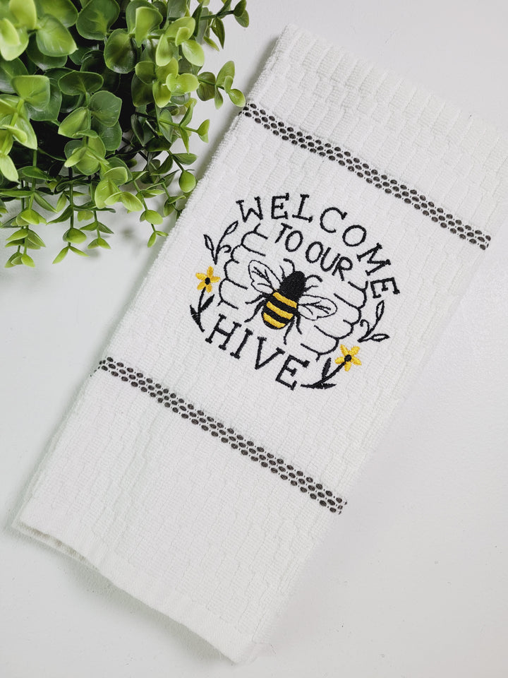 Choices, Embroidered Tea Towels