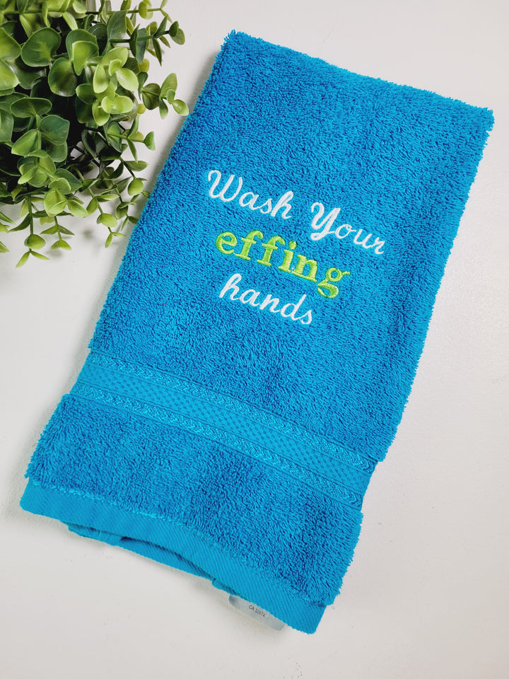 Choices, Embroidered Tea Towels