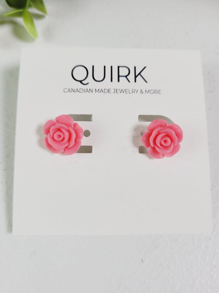 Quirk Handmade Jewelry, Stainless Steel Stud Earrings