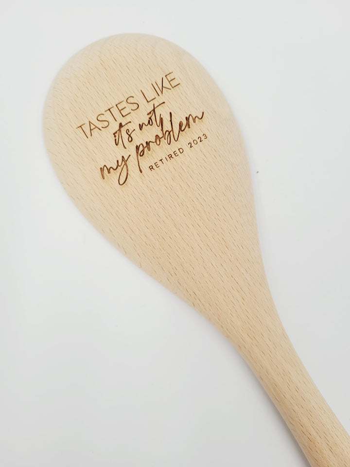 Rough Cut Dezigns, Large Wooden Engraved Spoons