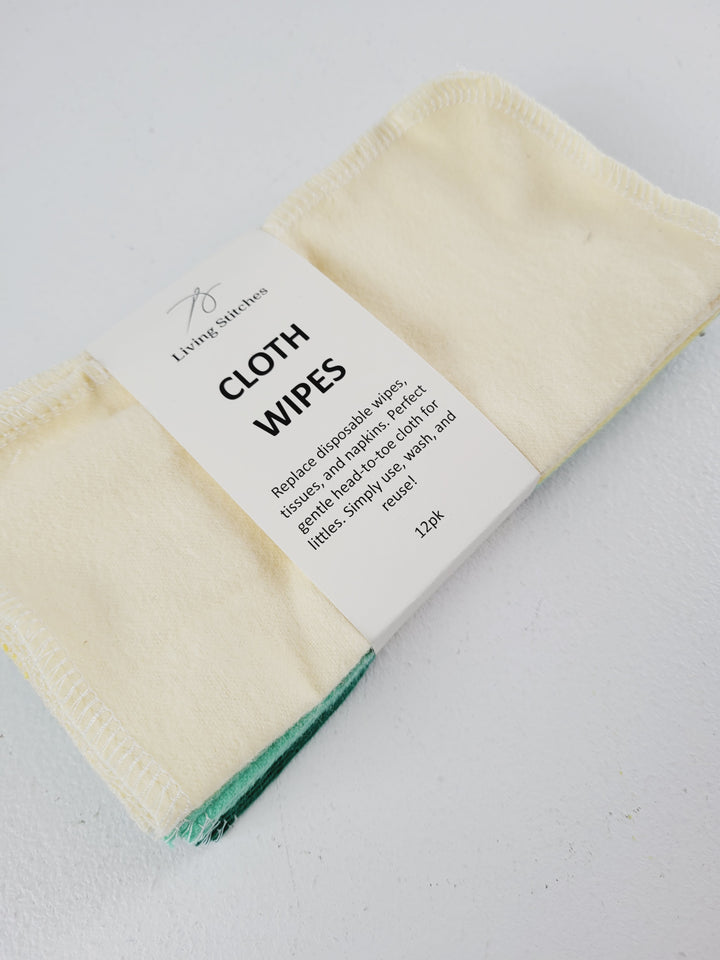 Living Stitches, Reusable Cloth Wipes